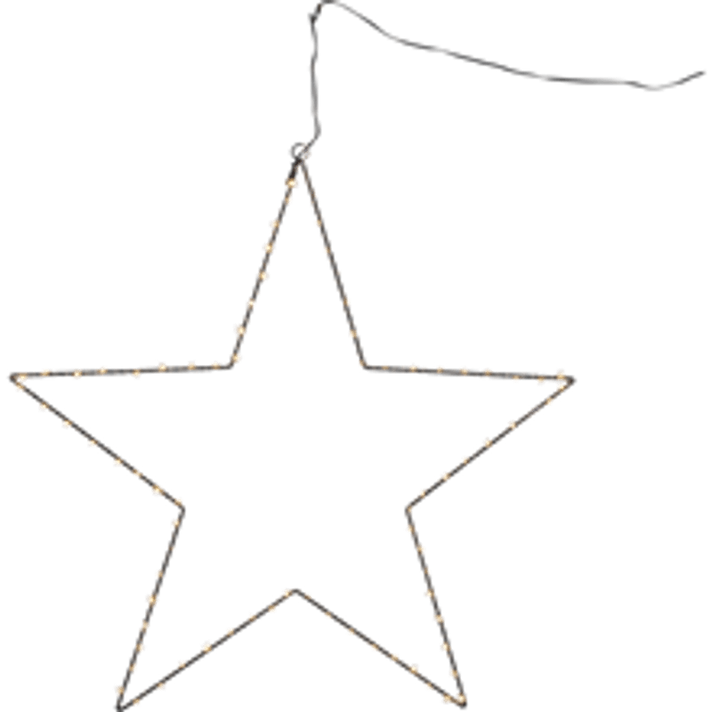 Adventstjerne Mira svart 70cm