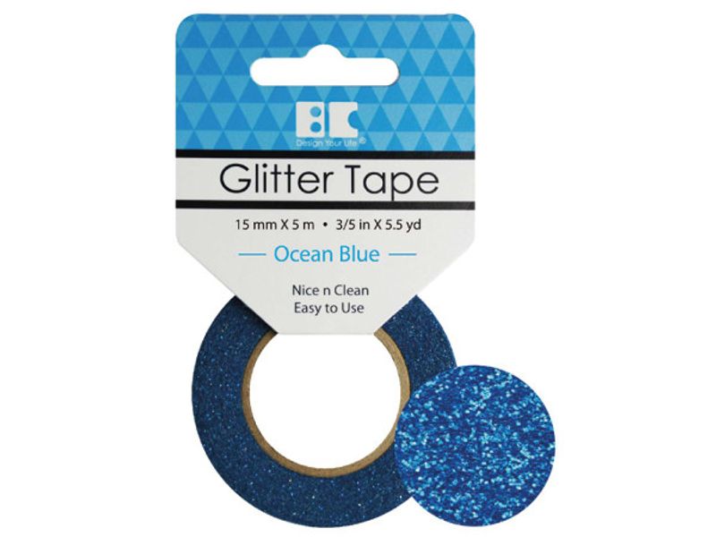 Glitter Tape Ocean Blu