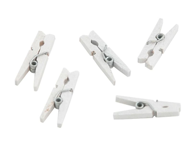 Miniklyper hvit 50 pk 
