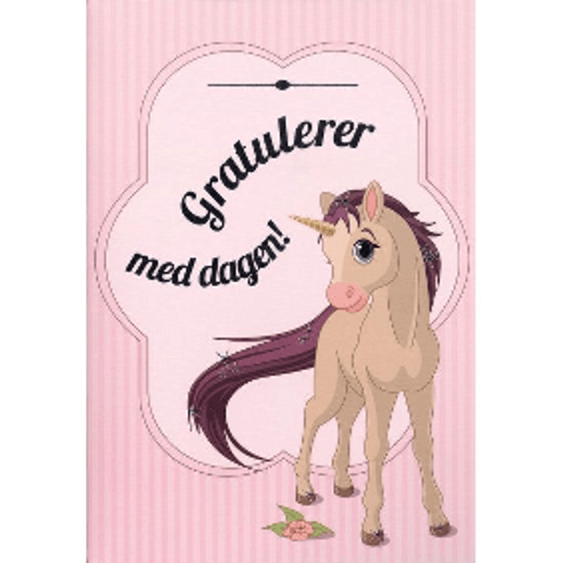 Kort Rosa enhjørning