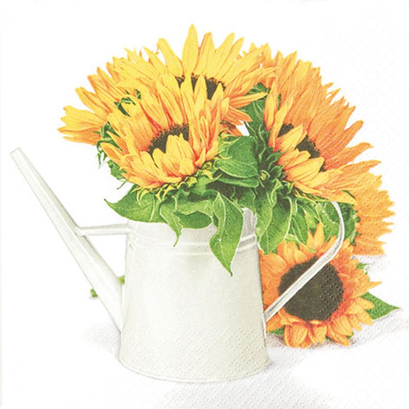 Servietter 20 pk Solsikker 33 x 33 cm