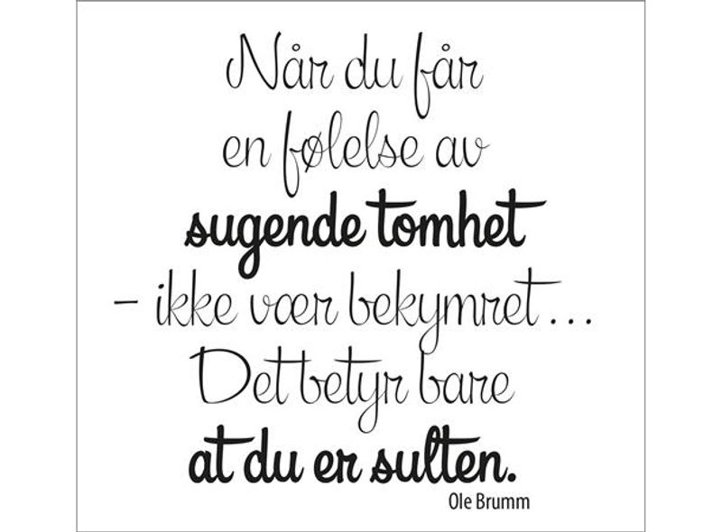 Serviett Lunch Når du får en følelse 
