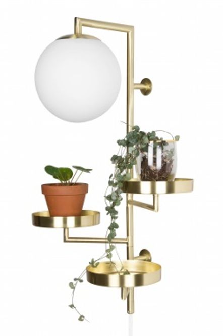 Hovedbilde Vegglampe Astoria messing m ...