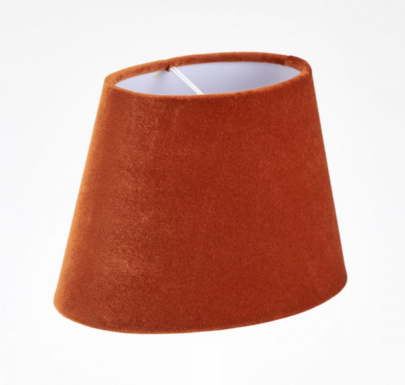 Lampeskjerm Savoy Oval Rust 23 cm
