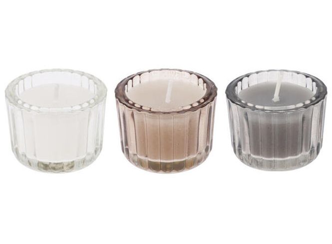 Hovedbilde Duftlys Grått glass 5,5x3,7 ...