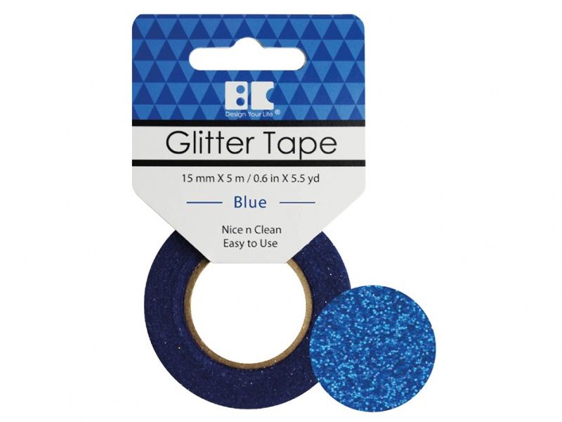 Glitter Tape blå