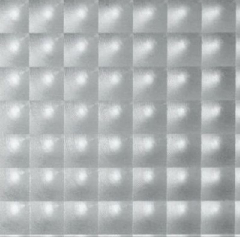 Klebefolie/kontaktpapir frostet Firkant med sirkel 45x200cm