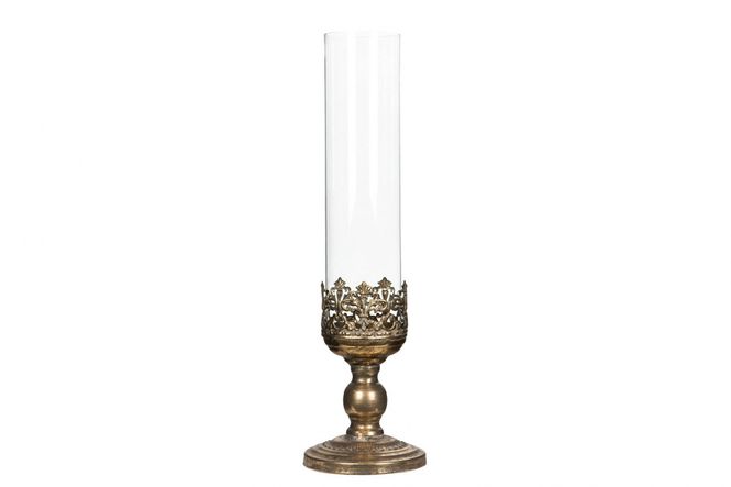 Hovedbilde Lyslykt Ga brun/glass 12x43 ...