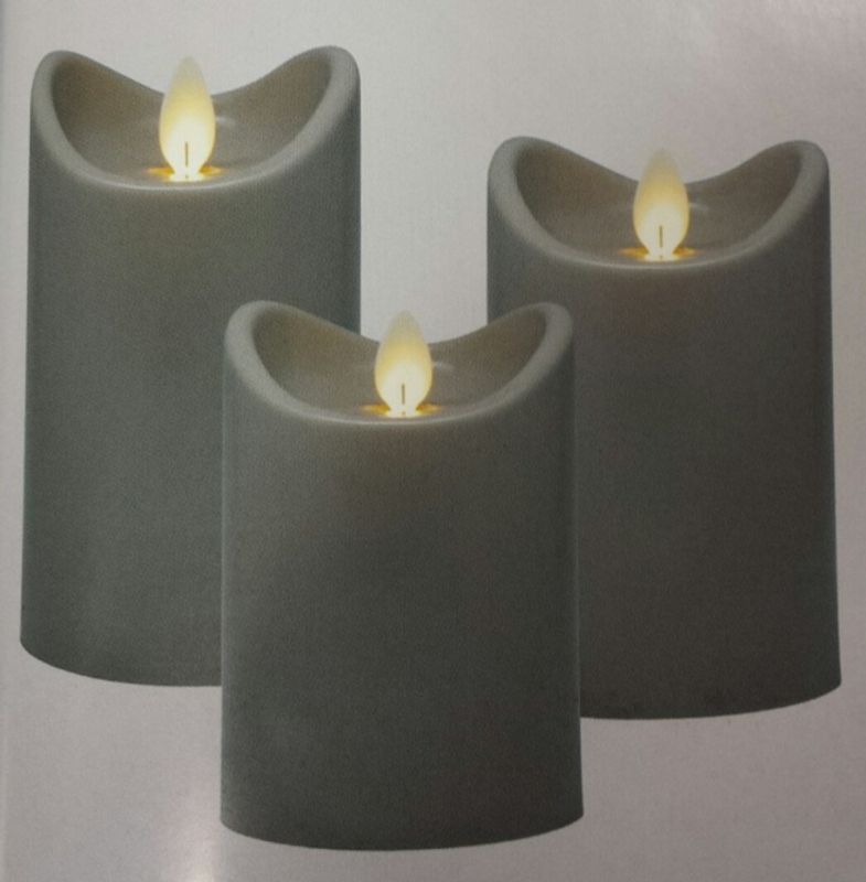 Kubbelys Ekstra plast grå 7x12cm, batteri
