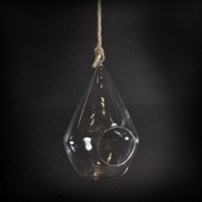 Hovedbilde Glassheng dråpe m/tau 16x26 ...