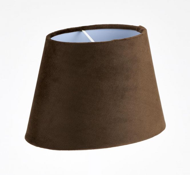 Hovedbilde Lampeskjerm Savoy Oval Brun ...