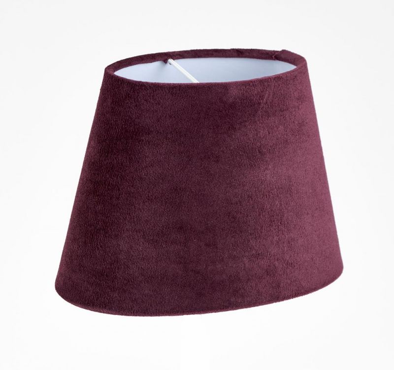 Lampeskjerm Savoy Oval Lilla 23 cm