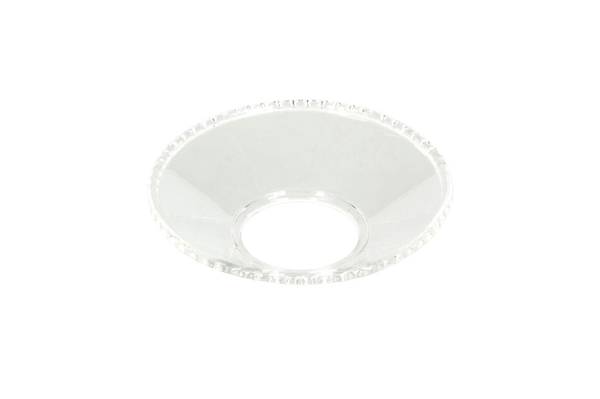 Lysmansjett glass Klar/våg Ø 6,5 cm