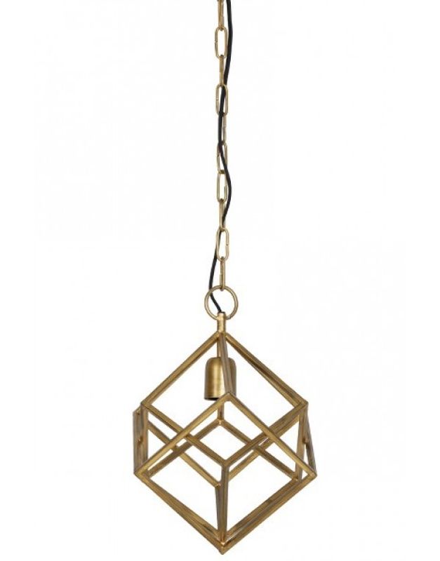 Taklampe Drizella Gull 26x36 cm
