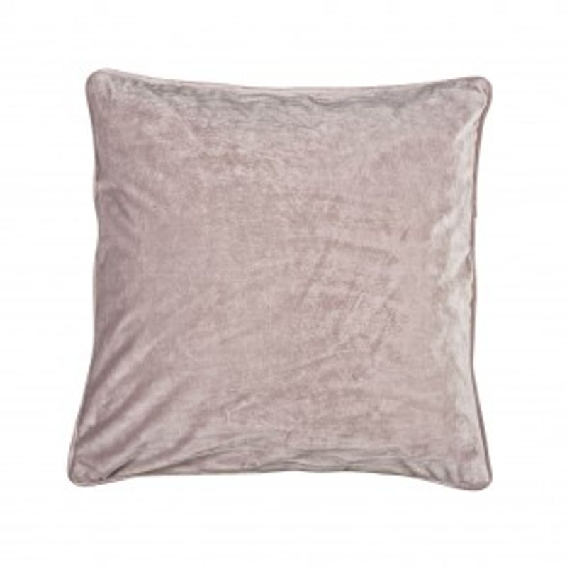 Putetrekk Velvet lysrosa 45x45
