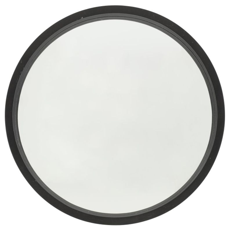 Speil rund sort 40 cm