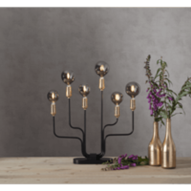 Decoration globe smoke Ø95 E27