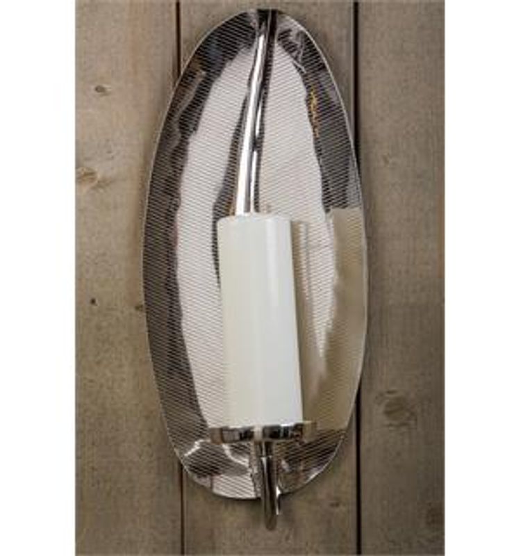 Veggglysstake løvblad 43x19 cm