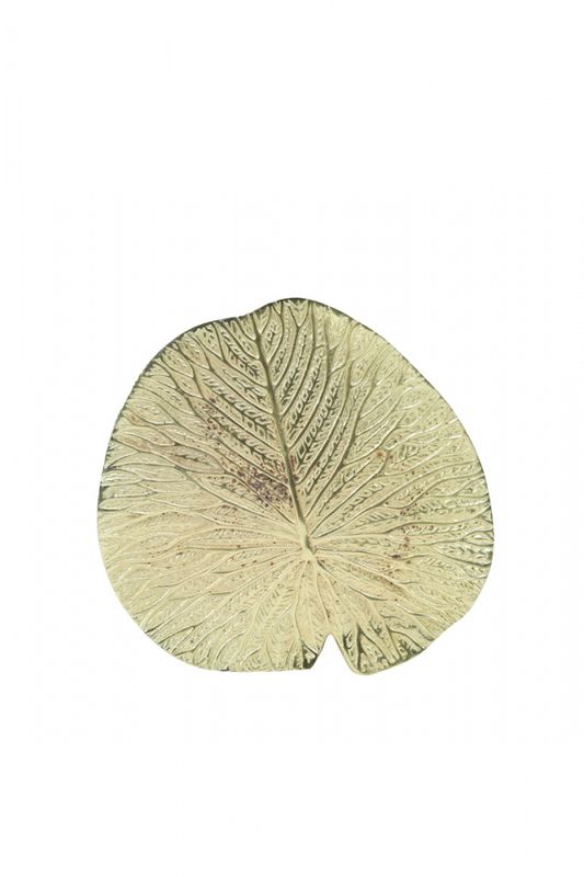 Ornament Blad/heng gull 34 cm