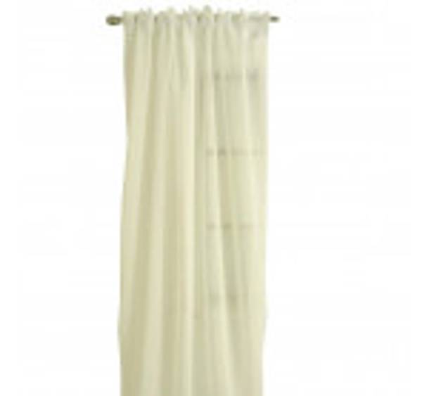 Gardinlengder Bosse  2 pk offwhite 2x135x240 cm