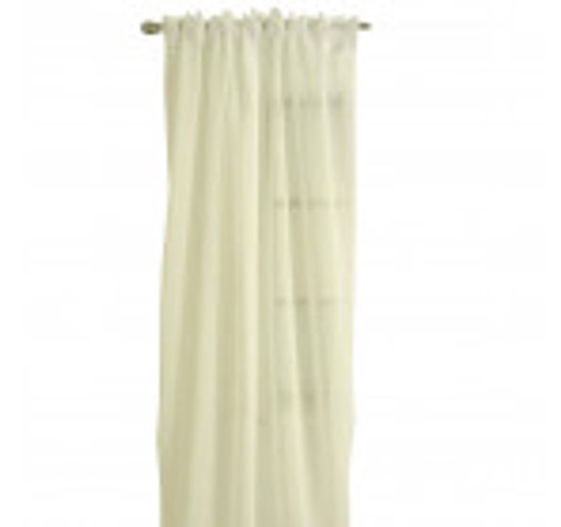 Gardinlengder Bosse  2 pk offwhite 2x135x240 cm