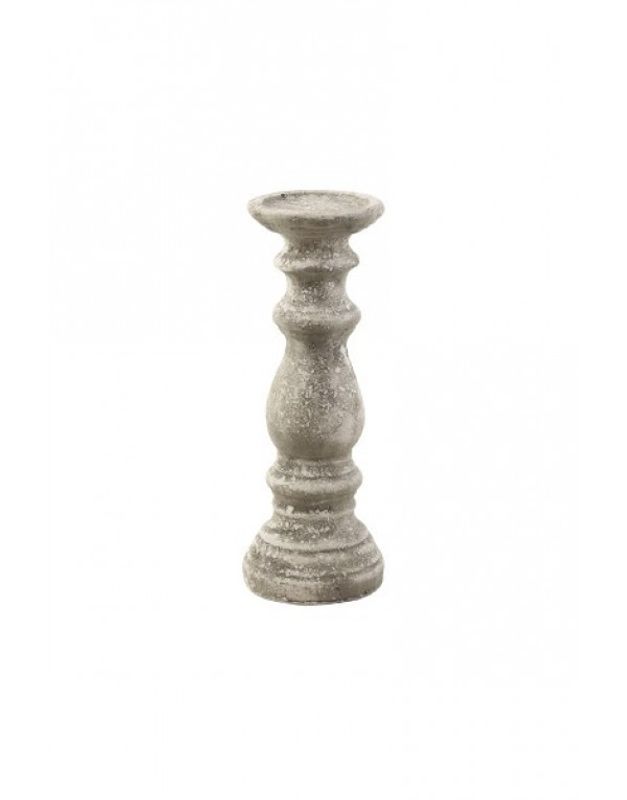 Lysestake Rustic stone 12x33 cm