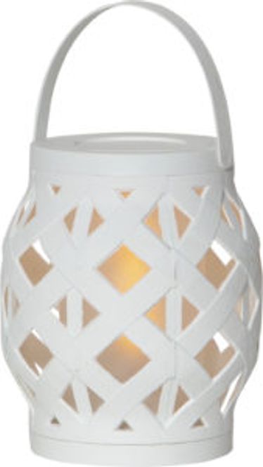 Hovedbilde Lanterne Flame hvit ...