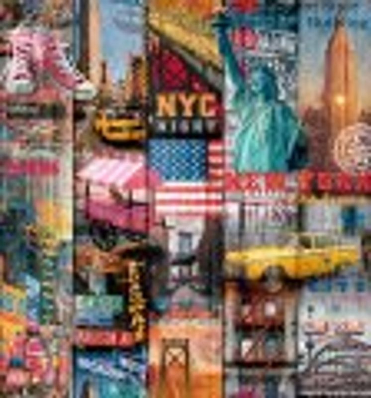 Klebefolie/kontaktpapir Manhatten 45cmx2meter