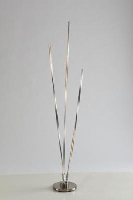 Hovedbilde Gulvlampe krom Tri m/dimmer H ...