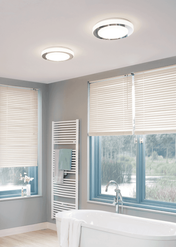 Plafond Capri Vegg/Tak Krom/Hvit 11W LED