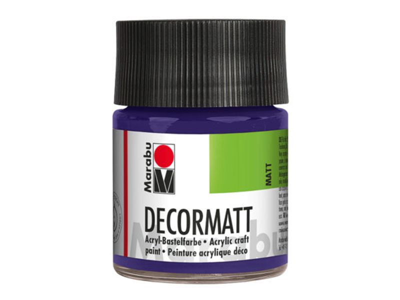 Marabu Decormatt 50ml  051 Mørk fiolett