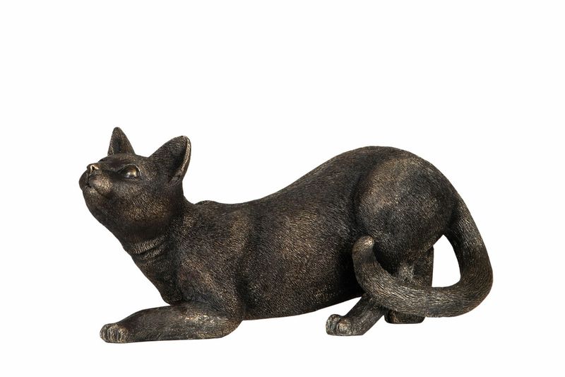 Katt Lekefull Gammel brun 39x16x18 cm
