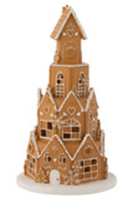 Hovedbilde Pepperkakehus Tårn Led poly ...