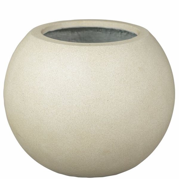 Rustik cement sand lettvekt bolle krukke D35 H28 cm