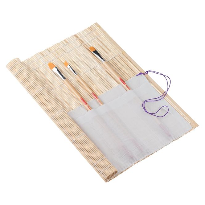 Hovedbilde Penselmatte i bambus 36x36 cm