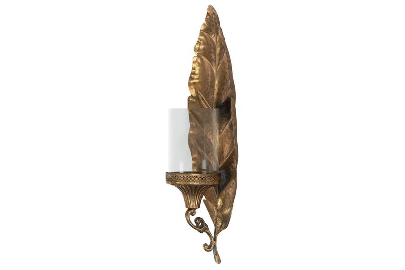 Lysestake/veggblad G.Brown 20x11x49cm