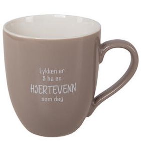 Hovedbilde Krus Beige Lykken... ...