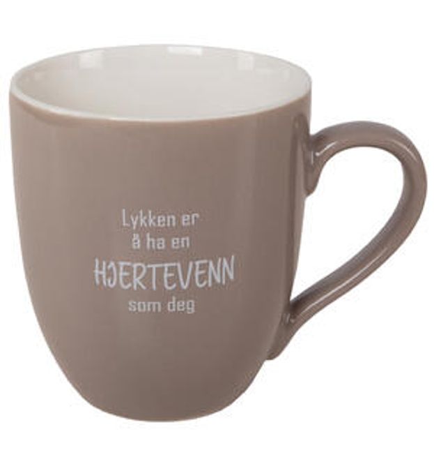 Hovedbilde Krus Beige Lykken... ...