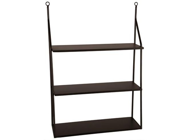 Hovedbilde Hylle 3 sorte plater metall ...