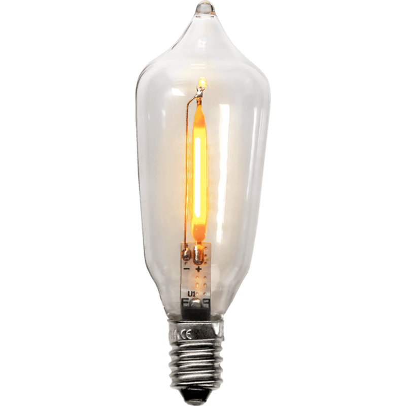 Pære lanterne soft glow E10 0,4W 1900K 2-pk (4-10-lys)