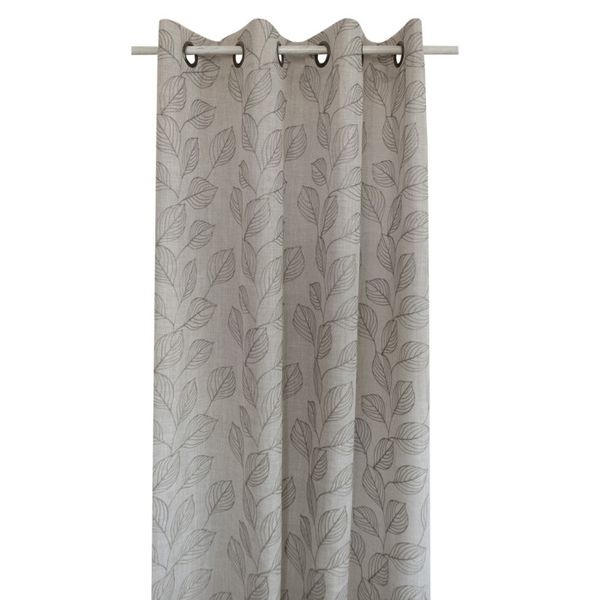 Gardinlengde Polpi Beige 135x220 cm