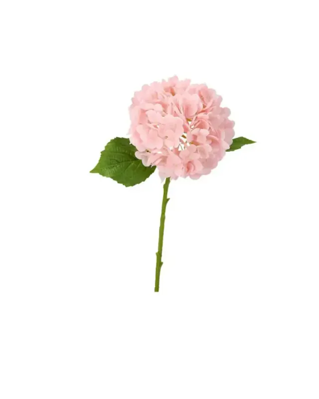 Hortensia på stilk lys rosa 25x15x50 cm