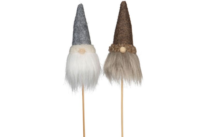 Nisse Stick Brun 12 cm