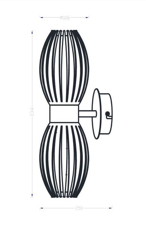 Herstal Tentacle Wegg lampe Duo 