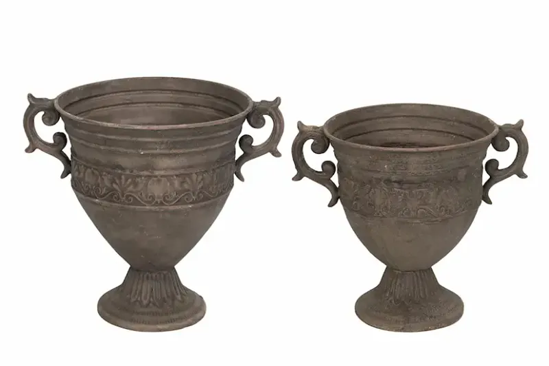 Blomsterpotte Vira metall  S 25x18x21 cm 