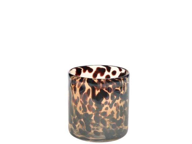 Hovedbilde Lyslykt D10H10 cm speckled ...