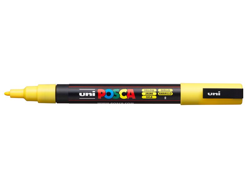 Uni POSCA PC-3M  Fine 0,9-1,3mm  2 Yellow