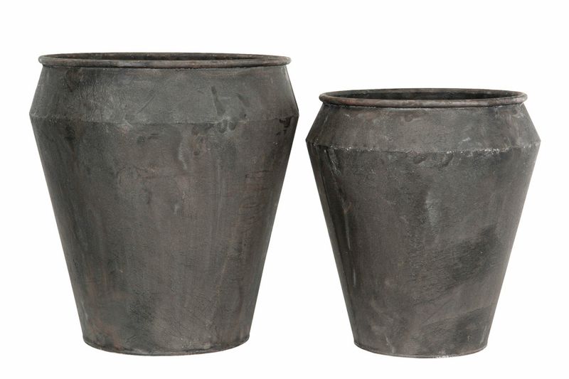 Blomsterpotte metall 40x40x42,5 cm