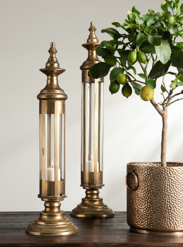 Lykta Tower Guld 86 cm