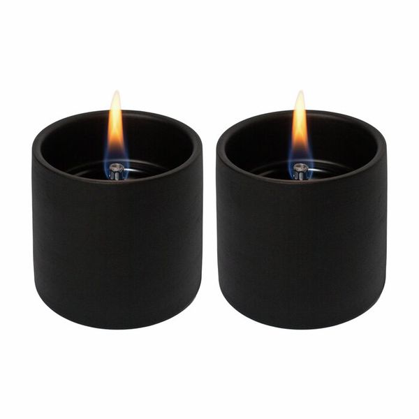 Tenderflame Bordlykt B 9xH 7,5 cm Sort